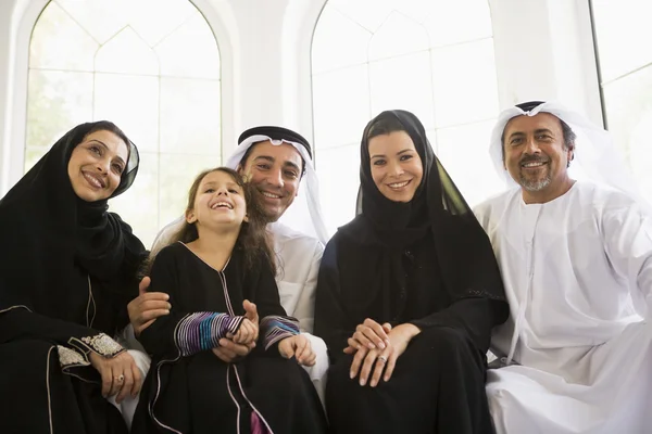 En Mellanöstern familj — Stockfoto