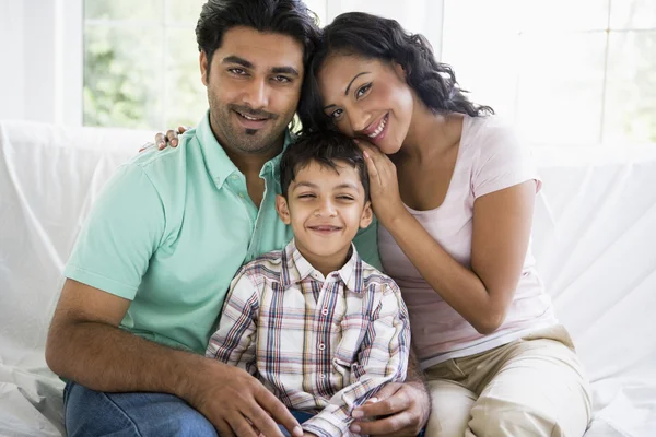 Middle Eastern Couple Son — Stock Photo, Image