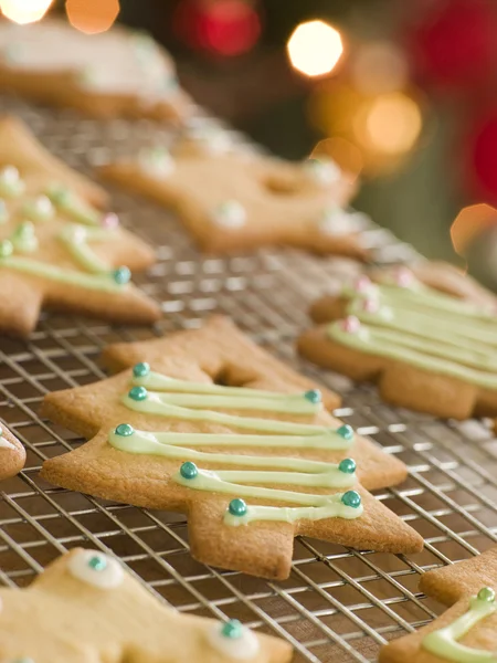 Biscotti dell'albero di Natale — Foto Stock