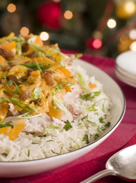 加冕土耳其米饭沙拉 — 图库照片