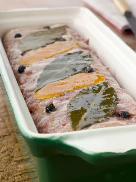Pate Campagne Terrine Mould — Stock Photo, Image