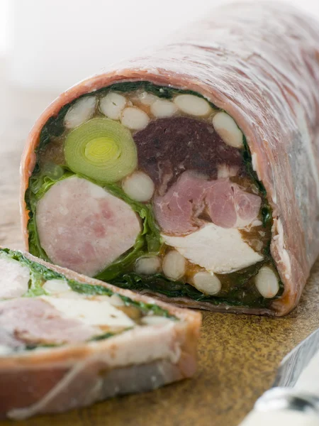 豚肉と白ブランのラグー — ストック写真