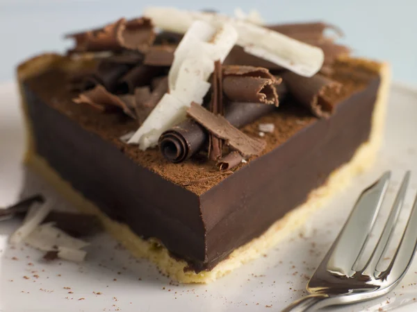 Tarte Chocolat — Zdjęcie stockowe