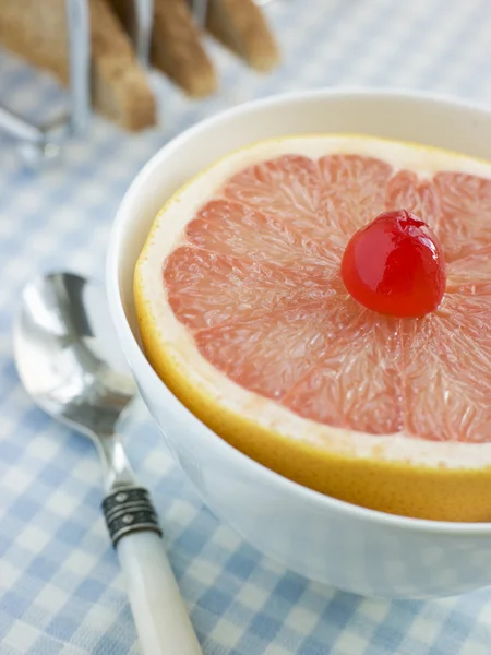 Half Pink Grapefruit — Stock Photo, Image