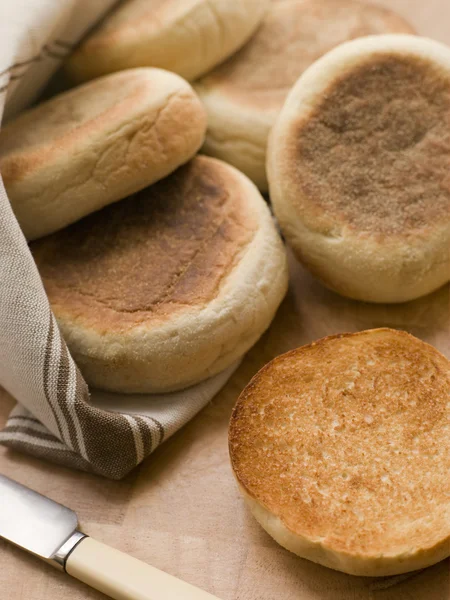Geroosterde Engelse Muffins — Stockfoto
