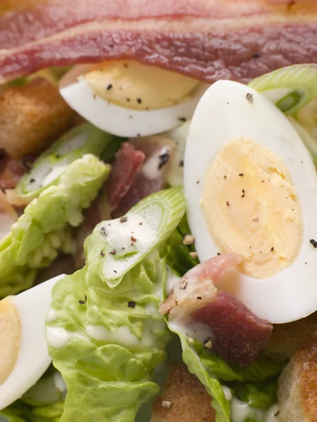 Salada Bacon Ovo — Fotografia de Stock