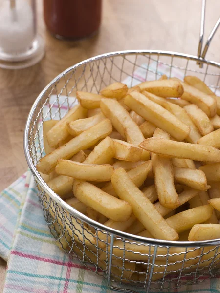 Chips Deep Frying Basket — Stock Photo, Image