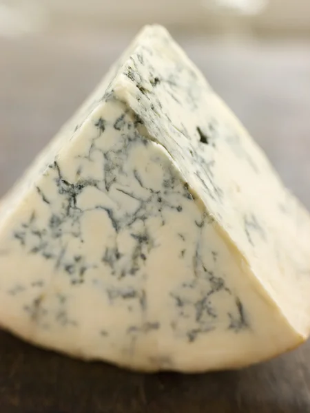 英语斯蒂尔顿奶酪奶酪的楔块 — 图库照片