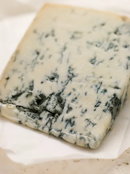 レスターシャー スティルトン チーズのくさび — ストック写真