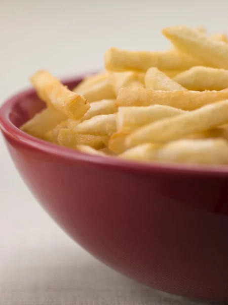 Skål Med Chips — Stockfoto