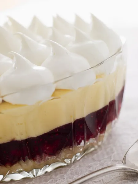 Bowl of Sherry Trifle — Stock Photo, Image