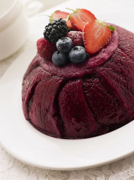 Traditional Summer Pudding — Stock Photo, Image