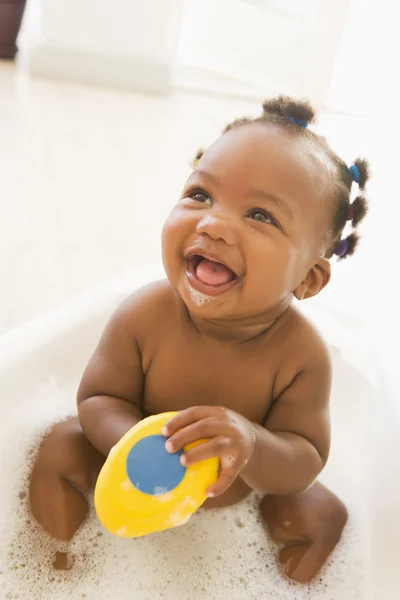 Bebé Baño Burbujas — Foto de Stock