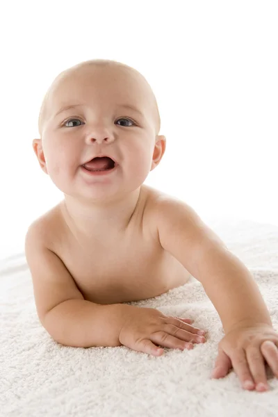 横たわっている赤ちゃん — ストック写真