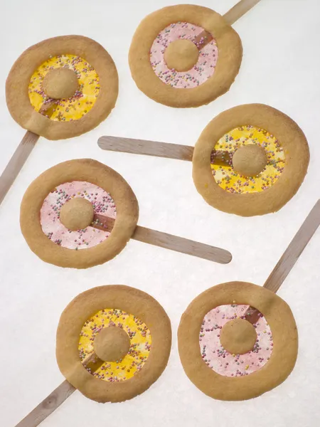 사탕과 쿠키의 비스킷 — 스톡 사진