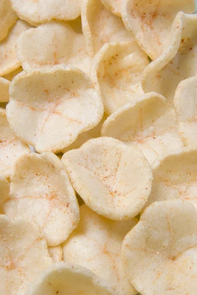 Garnelen Aromatisierte Kartoffelpuffer Snacks — Stockfoto