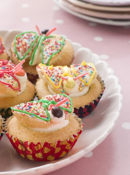 Butterfly Cup Cakes — Stock Photo, Image