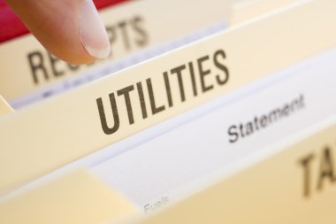 Files Containing Utility Bills clipart