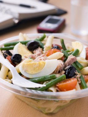 Tuna Pasta Nicoise Salad clipart