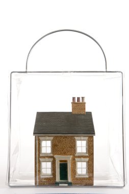 House in the package clipart