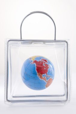 Globe In A Plastic Bag clipart