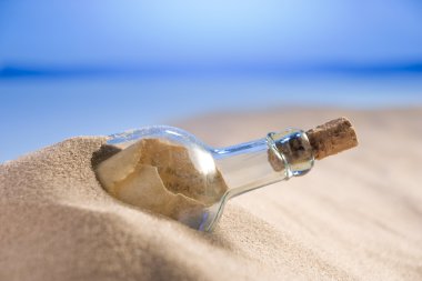 Message In A Bottle clipart