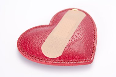 Band Aid Covering Heart clipart