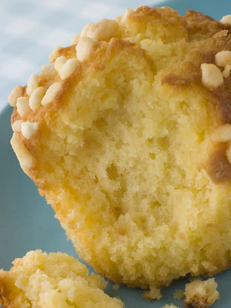 Grande Limone Meringa Muffin Piatto — Foto Stock