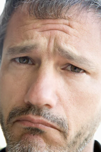 Head shot of sad man — Stock Photo, Image
