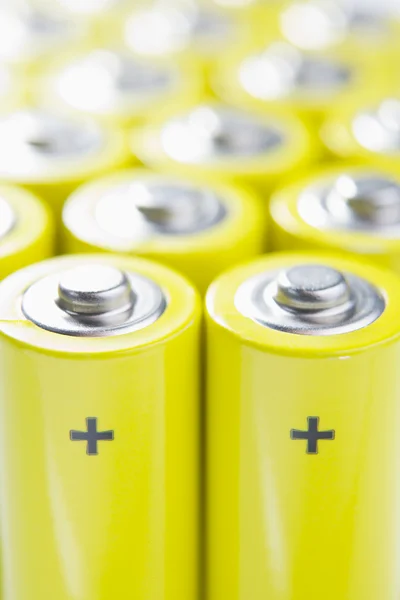 Reihen Von Batterien — Stockfoto