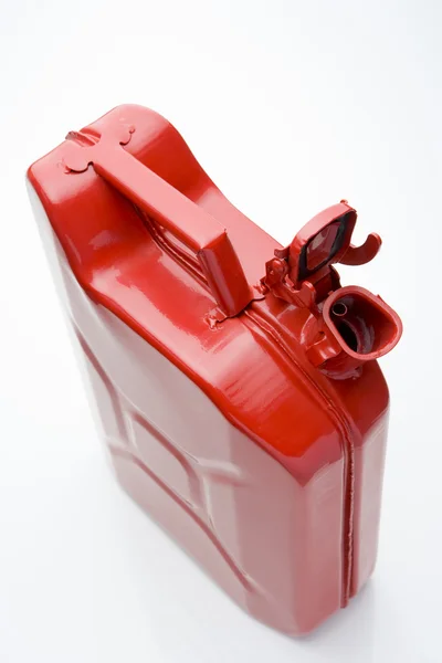 Lata de gasolina roja — Foto de Stock