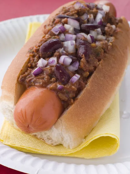 Peperoncino Hot Dog — Foto Stock