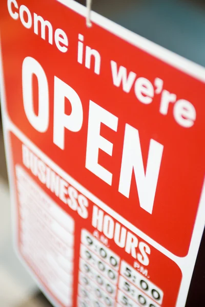Open Shop Sign — Stock Photo, Image
