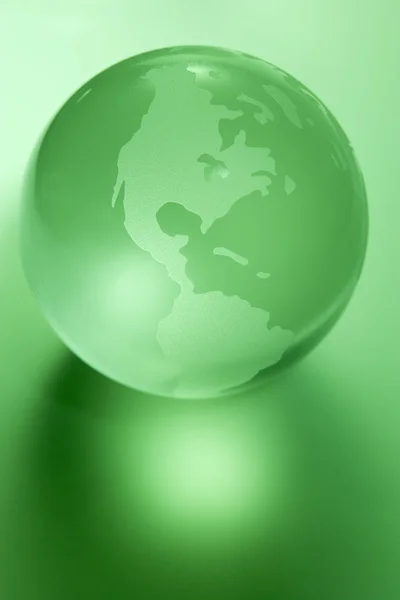 Globe Couleur Verte — Photo