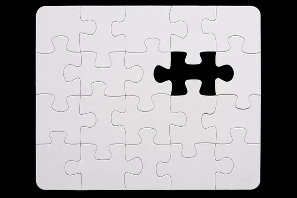 Unvollständiges Puzzle — Stockfoto