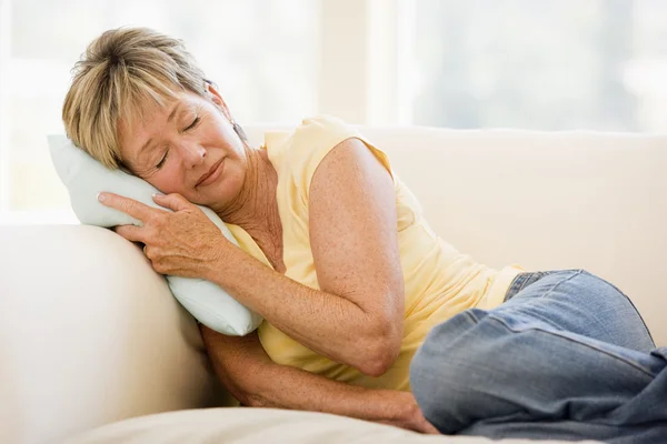 Woman Feeling Unwell — Stock Photo, Image