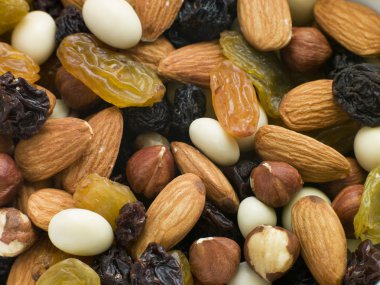 Nut And Dried Fruit Mix clipart