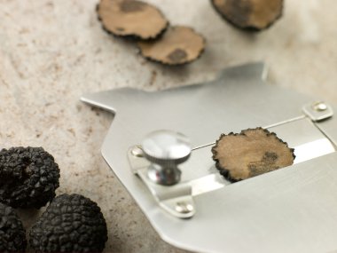 Truffle And Slicer clipart