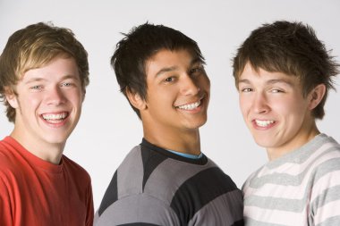 Portrait Of Teenage Boys clipart