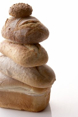 Stack Of Different Breads clipart