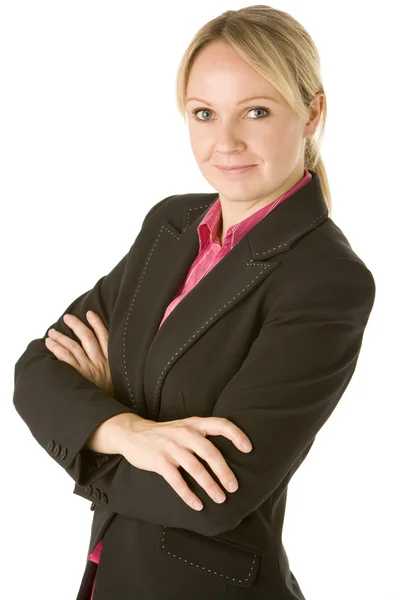 Businesswoman Her Arms Folded — Stock Photo, Image