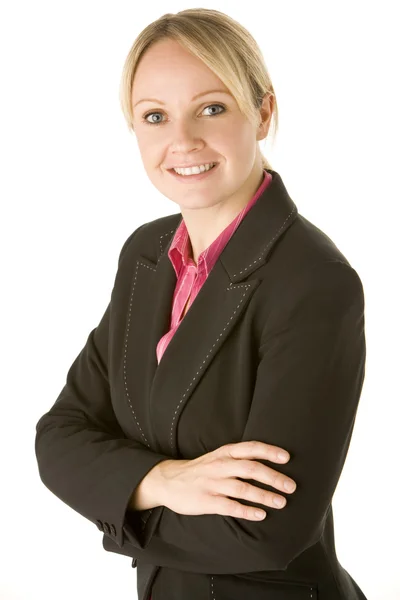 Businesswoman With Her Arms Folded — Stock Photo, Image