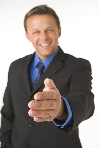 Businessman Greeting — Stock Photo, Image