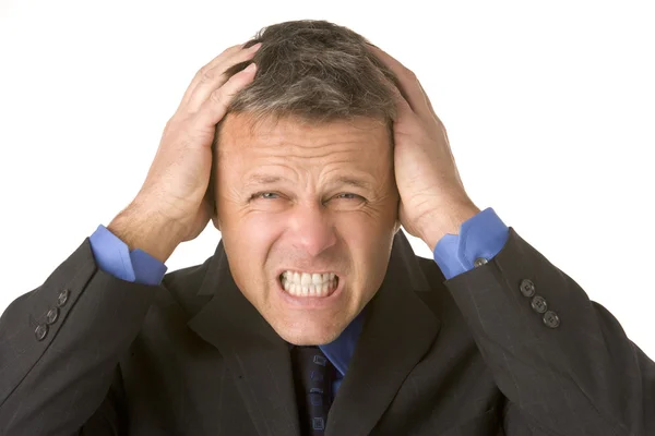 Businessman Looking Stressed — Stock Photo, Image