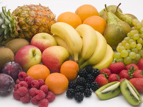 Seleção de frutas frescas — Fotografia de Stock