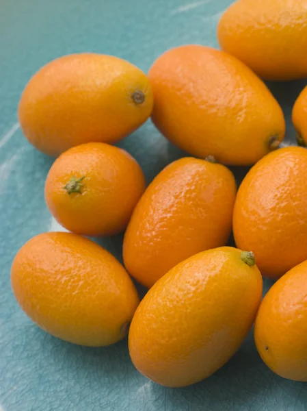 Dish Of Fresh Kumquat — Stock Photo, Image