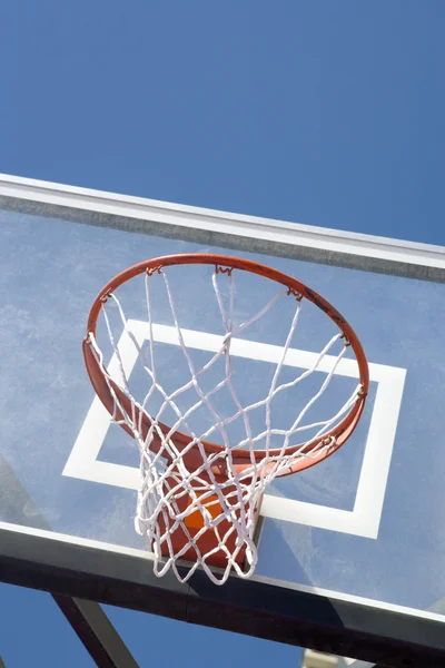 stock image Basketball Hoop At Gym