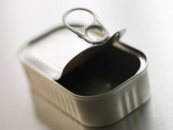 Opened Pull Ring Can — Stock Photo, Image