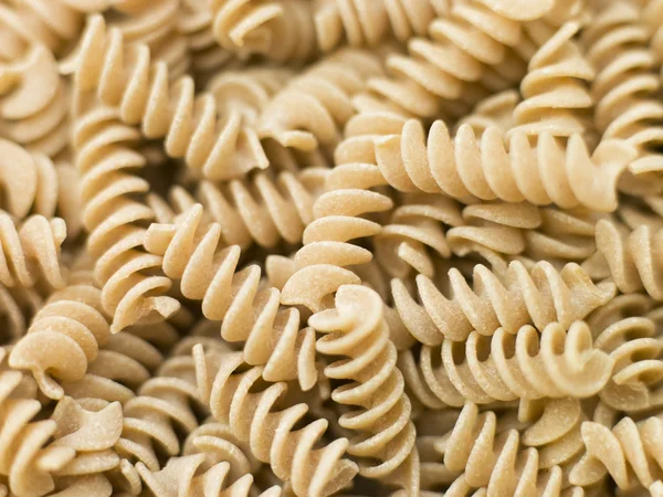 Pasta, Fusilli, Wholewheat — Stockfoto