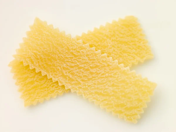 Сушеные макаронные полоски — стоковое фото